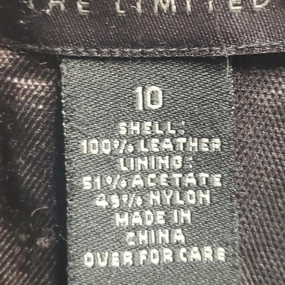 The Limited Brand vintage Y2K 90s leather blazer - Picture 6 of 15